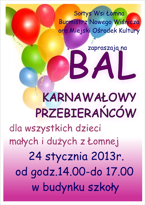 Bal Karnawałowy