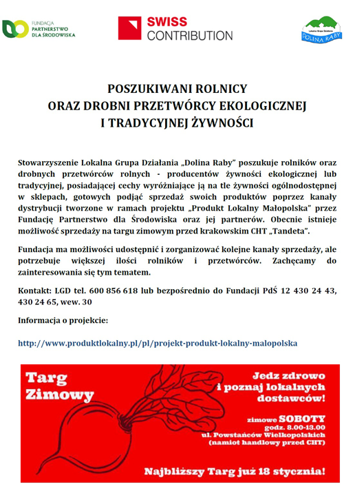 Informacja dla rolników