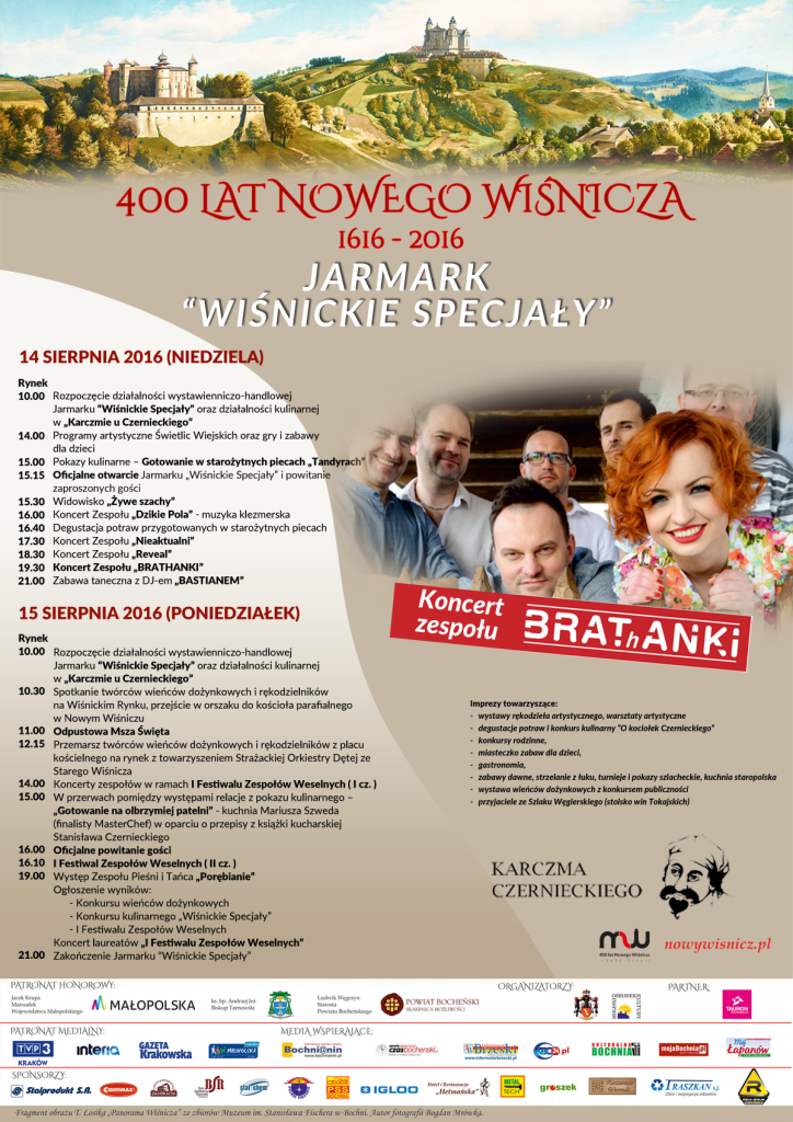 Jarmark "Wiśnickie Specjały" - plakat