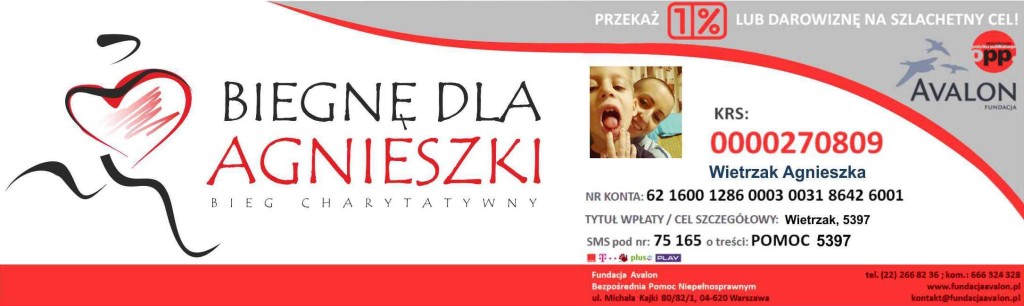 Biegnę dla Agnieszki