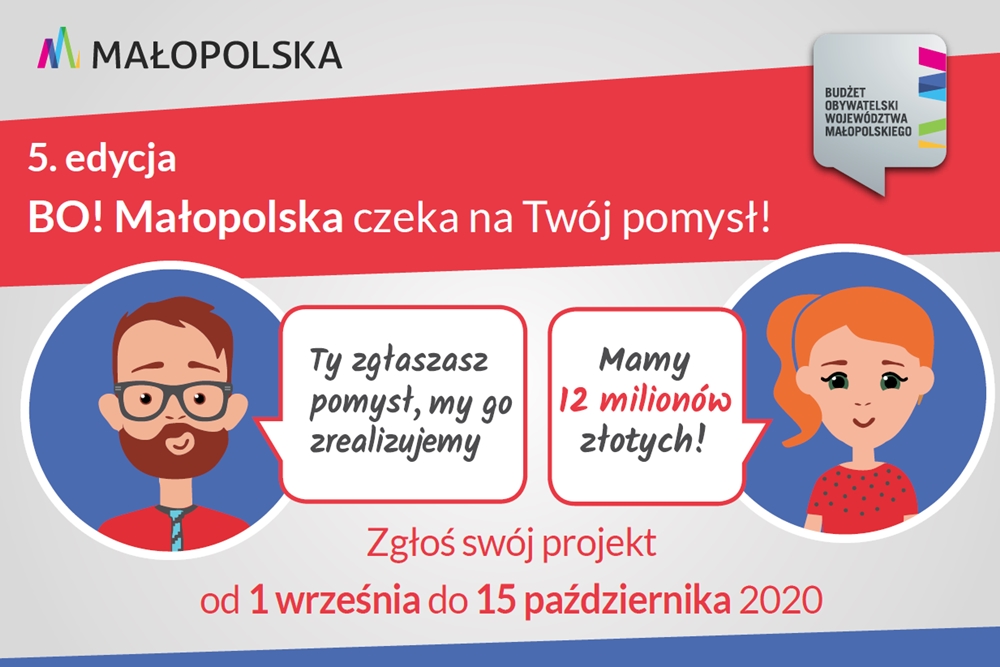 plakat BO Małopolski