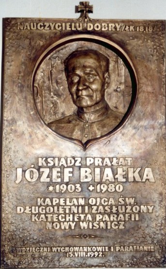 Epitafium ks. Józefa Białki