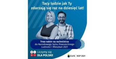 plakat dotyczący spisu