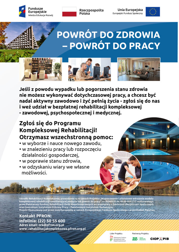 Plakat Rehabilitacja kompleksowa