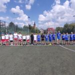 Gminne zawody w piłce nożnej chłopców - drużyna z SP Królówka
