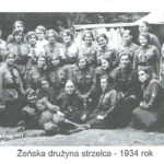 Żeńska drużyna strzelecka