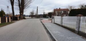 Nowy odcinek chodnika przy ul. Matejki